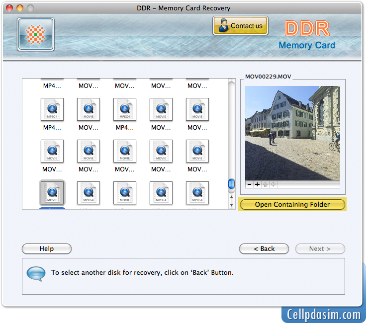 Mac Memory Card Data Recovery Software Screenshots to know how to