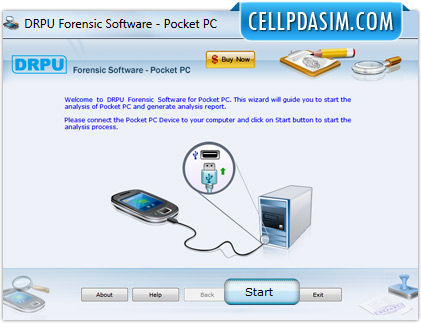 Pocket PC Forensic Software Screenshot