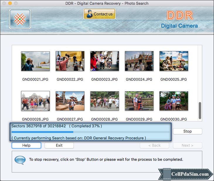 Disk Scanning Digital Camera Recovery Disk Scanning
