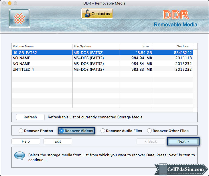 Mac Removable Media Data Recovery Software